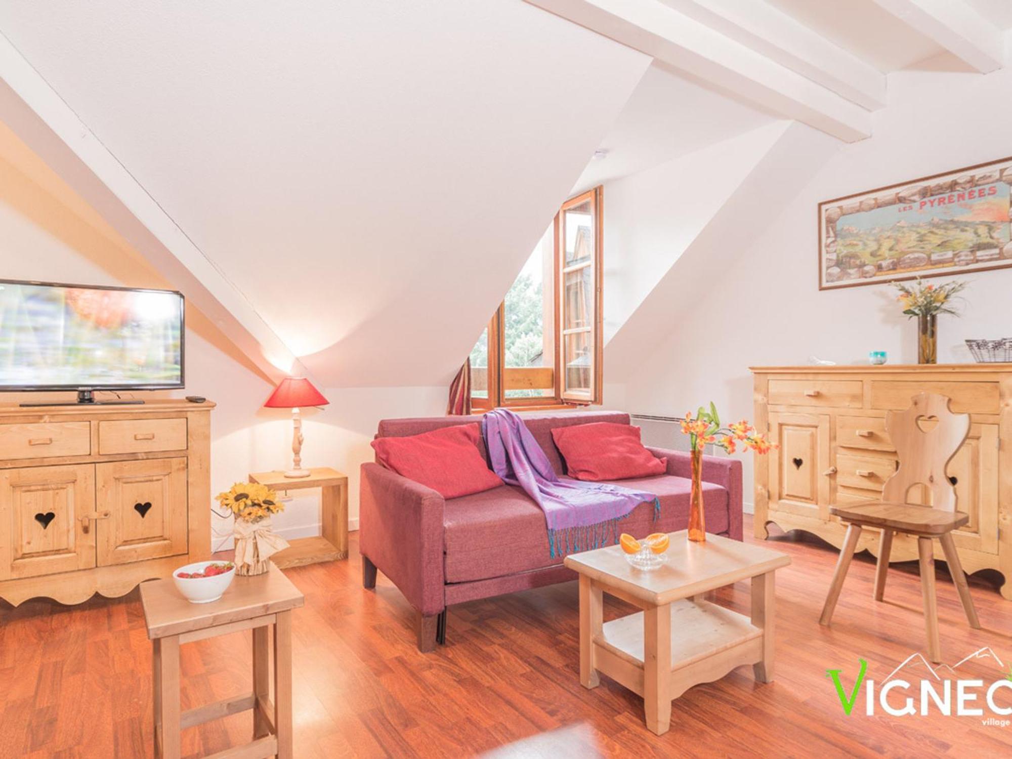 Appartement 3 Pieces 8 Pers Avec Terrasse Et Piscine En Ete, Pres De Saint-Lary-Soulan - Fr-1-504-57 Vignec Luaran gambar